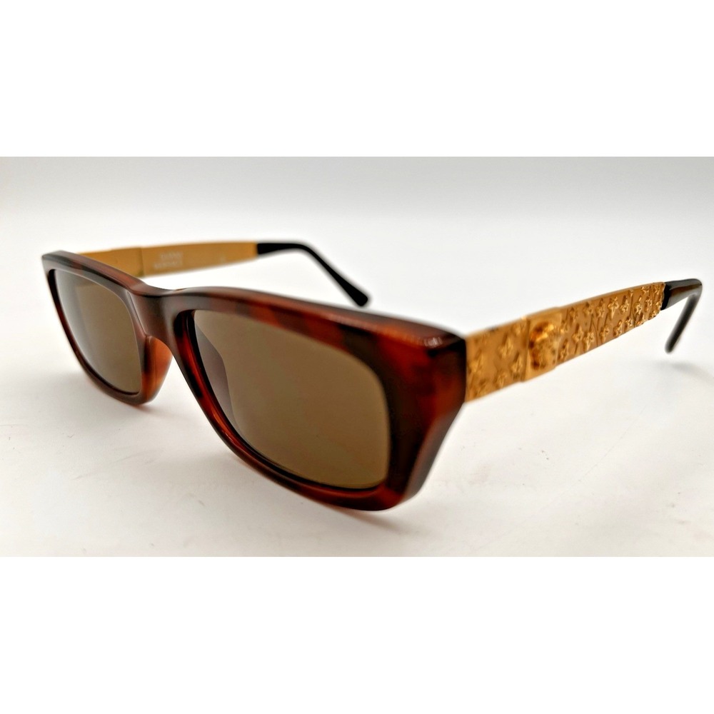 Vintage Gianni Versace Medusa Sunglasses Mod.291/M Col.900 Authentic w/ COA RARE